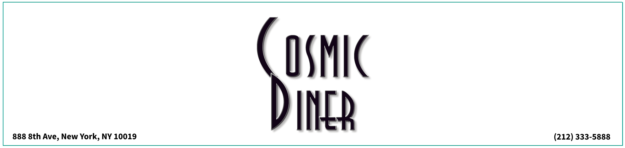 Cosmic diner